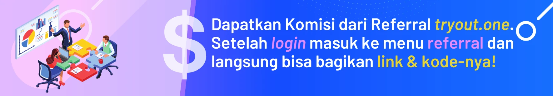 Komisi Referral Tryout